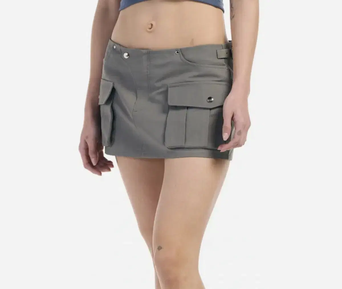 셋업이엑스이 치마 Micro mini cargo Skirt pants